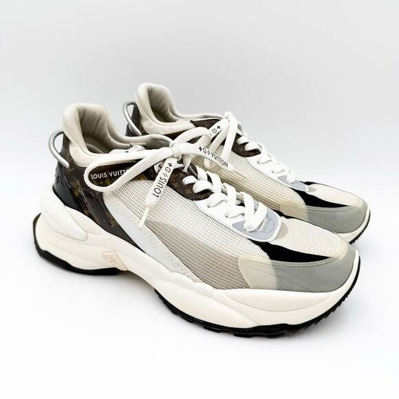 Louis Vuitton LV Monogram Sneakers Run 55 Size 38, 8 - Picture 1 of 16